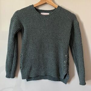 Pink Republic Green Knit Sweater